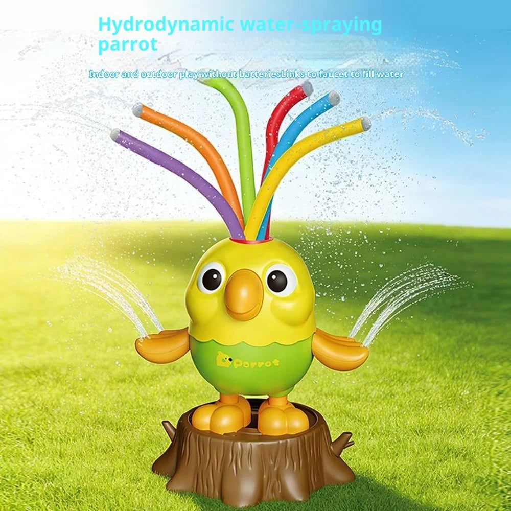 DB25839  /  DB25840 Kids Water Spraying Parrot Sprinkler Toy Garden Beach Summer Outdoor Water Sprayer Play Toy - Water Column Style - 2
