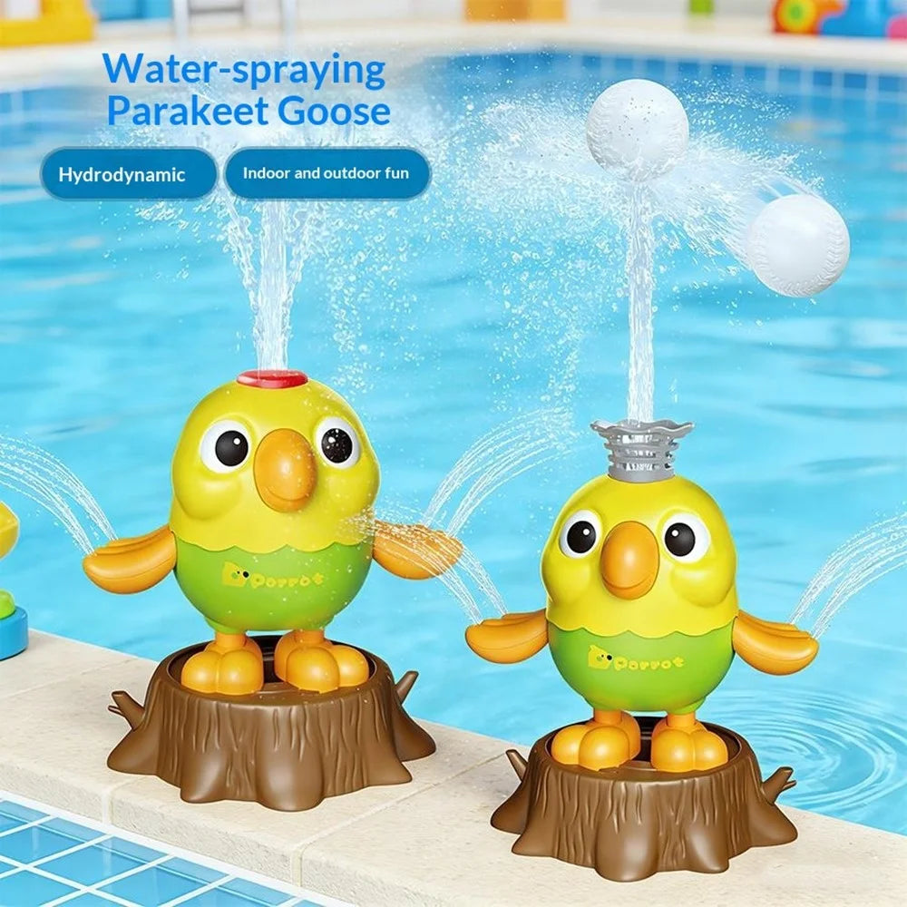 DB25839  /  DB25840 Kids Water Spraying Parrot Sprinkler Toy Garden Beach Summer Outdoor Water Sprayer Play Toy - Water Column Style - 3