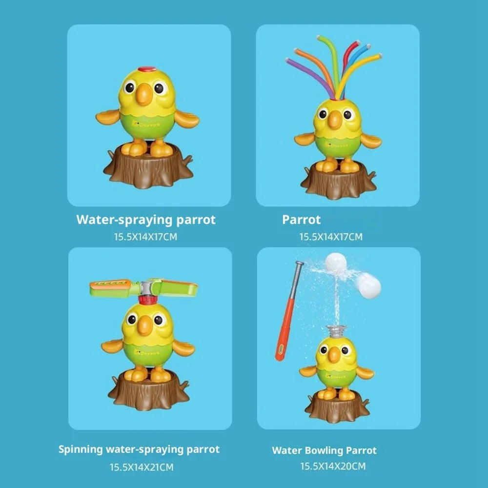DB25839  /  DB25840 Kids Water Spraying Parrot Sprinkler Toy Garden Beach Summer Outdoor Water Sprayer Play Toy - Water Column Style - 5
