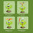 DB25818 Cactus-Shaped Water Sprinkler Toy with Baseball Set Automatic Rotating Spray Water Play Toy for Outdoor - 6