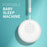Q3 Portable Baby Sound Machine Auto Cry Detection 10 Sounds White Noise Sleep Soother - White - 2