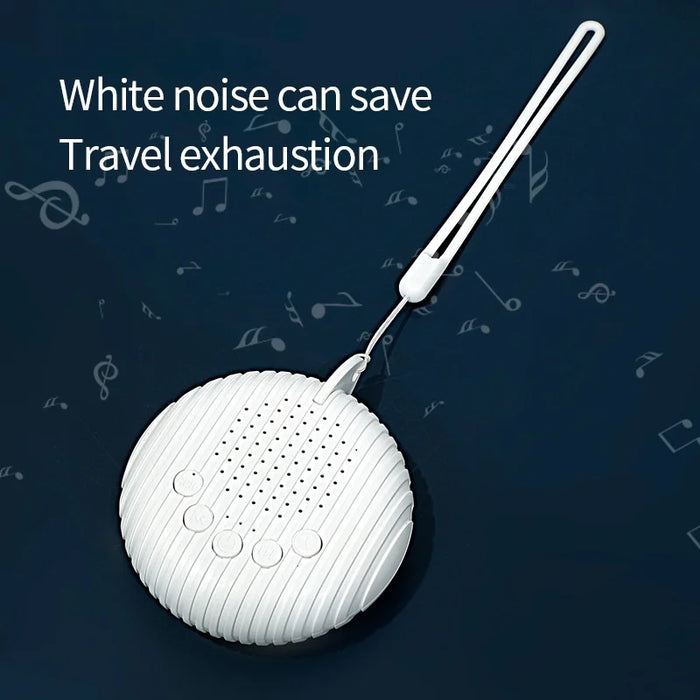 Q3 Portable Baby Sound Machine Auto Cry Detection 10 Sounds White Noise Sleep Soother - White - 3