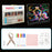 9619 Battery Powered LED Drawing Board 10 Colors Light Acrylic Tracing Pad for Kids DIY - Transparent - 1