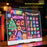9619 Battery Powered LED Drawing Board 10 Colors Light Acrylic Tracing Pad for Kids DIY - Transparent - 2
