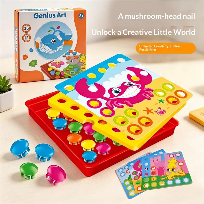DIY Children Puzzle Geometric Gear Logic Training Early Educational Toy for Kids - WH2161 - 3