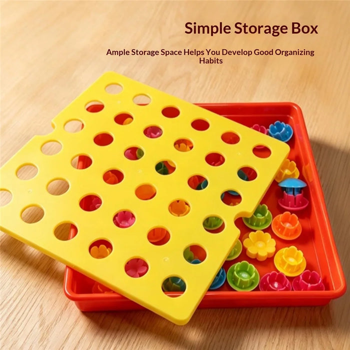 DIY Children Puzzle Geometric Gear Logic Training Early Educational Toy for Kids - WH2161 - 6