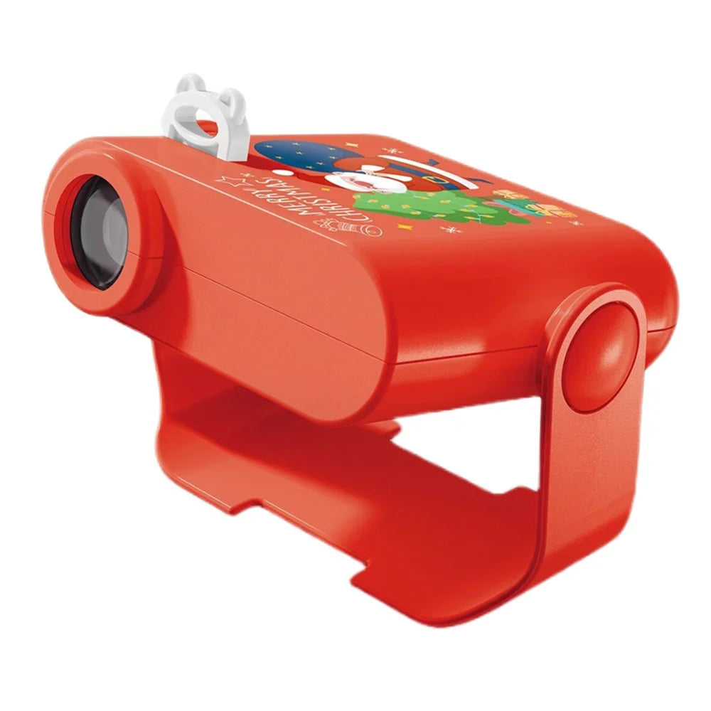 666 Christmas Projector Lights Toy 360-degree Rotating Xmas Projection Lights for Christmas Decorations (Random Pattern) - 1