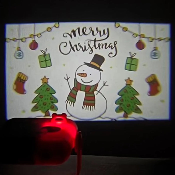 666 Christmas Projector Lights Toy 360-degree Rotating Xmas Projection Lights for Christmas Decorations (Random Pattern) - 6