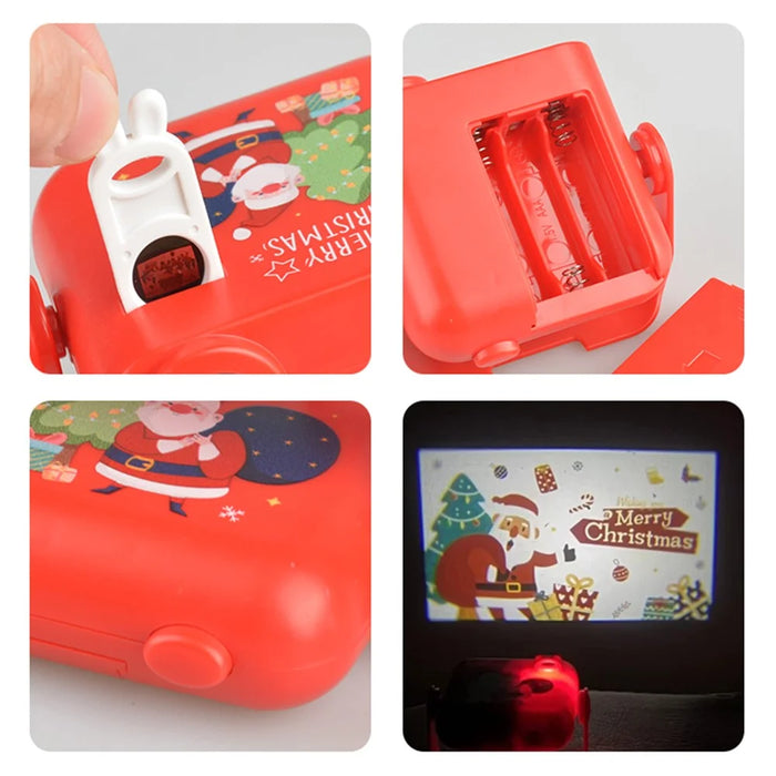 666 Christmas Projector Lights Toy 360-degree Rotating Xmas Projection Lights for Christmas Decorations (Random Pattern) - 7
