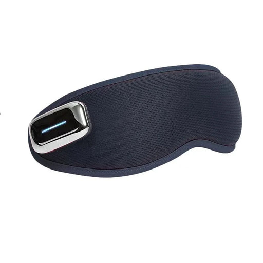 CKGO Y09-Plus Decompression Bluetooth-compatible Music Player Eye Mask Sleep Shading Eye Massage Mask, Magnetic Battery Powered - Dark Blue - 1
