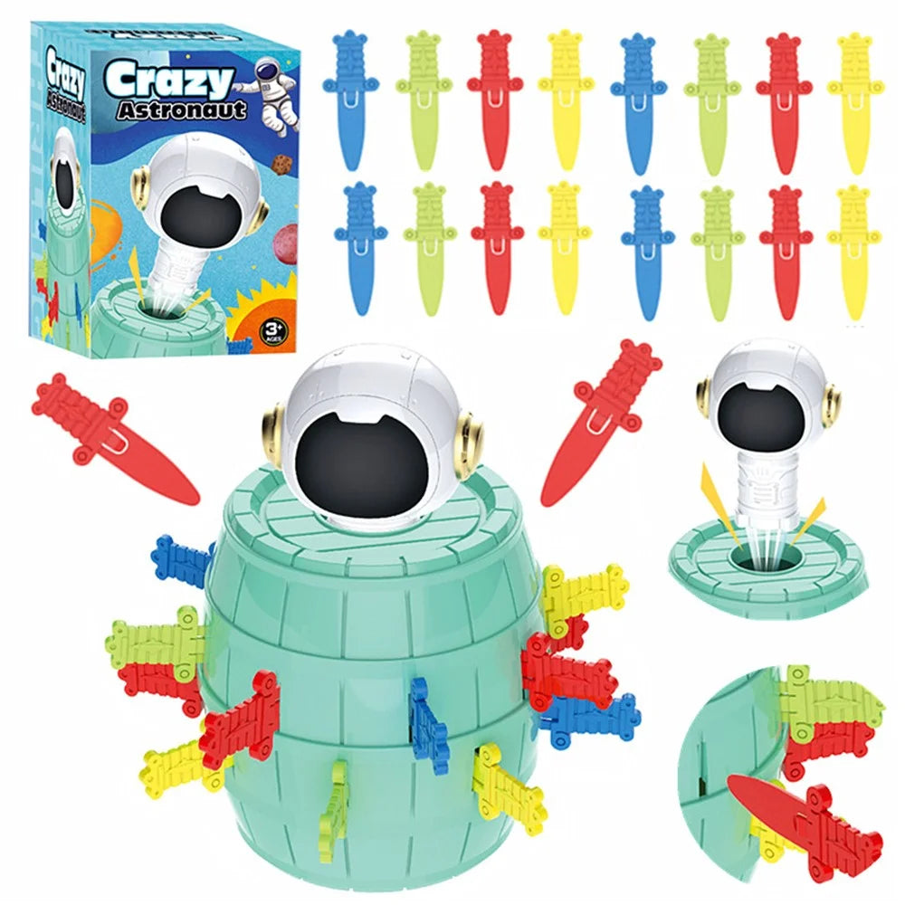 YS5803 Tricky Toys Space Themed Insert Sword Barrel Table Game - 1