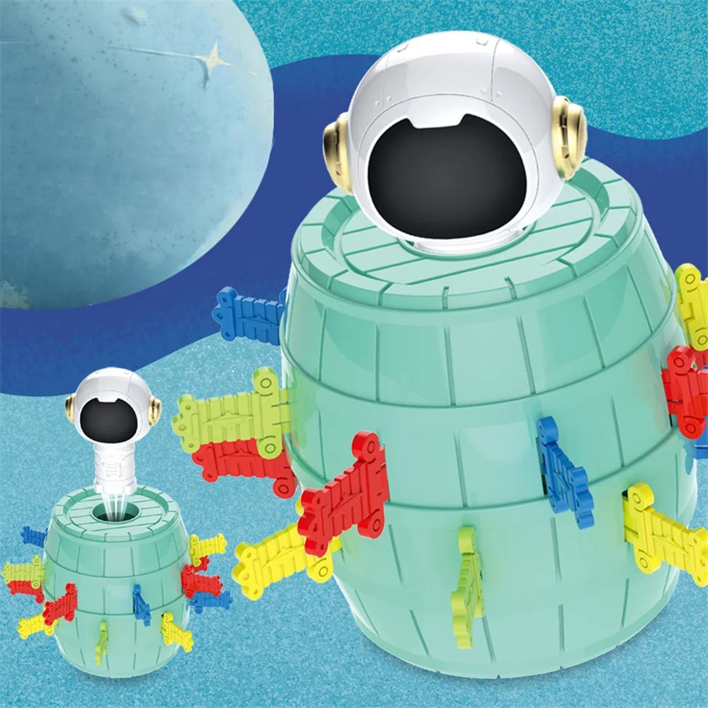 YS5803 Tricky Toys Space Themed Insert Sword Barrel Table Game - 4