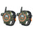 060 2Pcs Kids Mini Walkie Talkie Watch Hands-Free Talking Flashlight Compass Rechargeable Interphone - 1