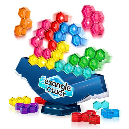 929-27 Children Tower Balancing Stacking Game Fun Tetris Balance Game Educational Gift for Kids - 1