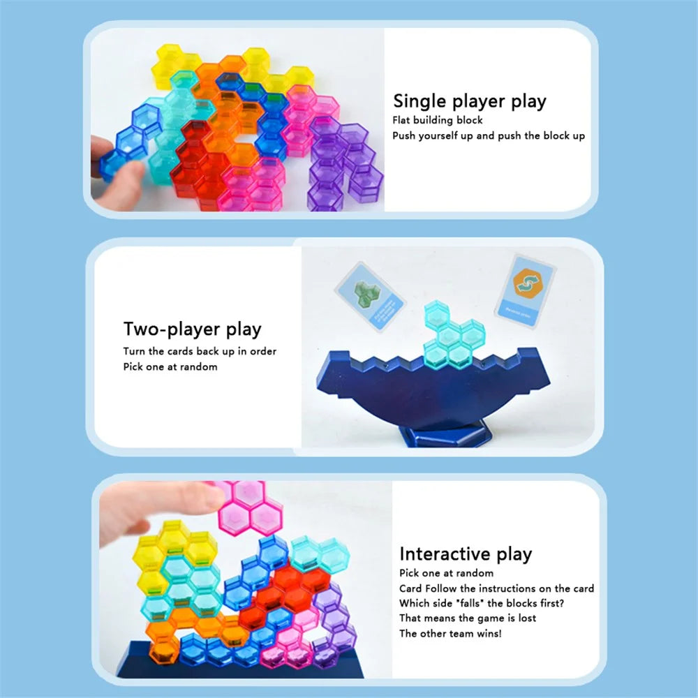 929-27 Children Tower Balancing Stacking Game Fun Tetris Balance Game Educational Gift for Kids - 4