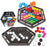 2-in-1 Puzzle Chess Parent-Child Interactive Board Game Hand-Eye Coordination Educational Toy - Hexagonal - 2