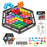 2-in-1 Puzzle Chess Parent-Child Interactive Board Game Hand-Eye Coordination Educational Toy - Hexagonal - 5