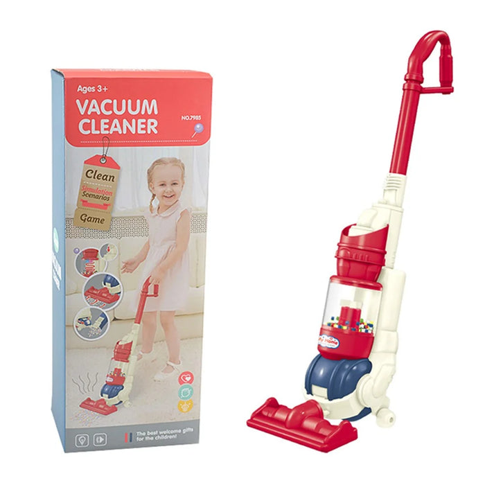 7985 Mini Vacuum for Kids Toddler Play Toy Music Electric Cleaner Cleaning Tool - 1