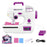 7802 Sewing Machine Toy Kids Sewing Kit Children Beginner DIY Art Craft (Dual Way Power Supply) - 1
