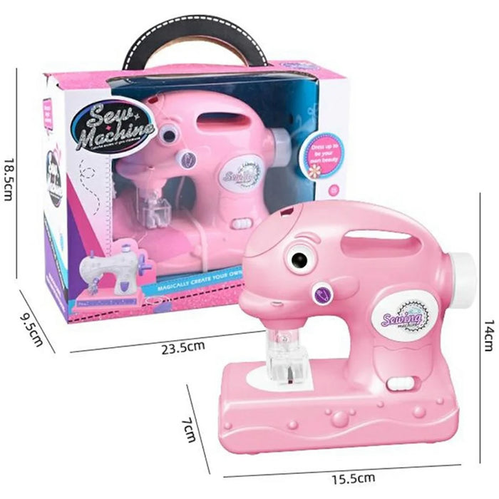 7812 Children Sewing Machine Sewing Kit DIY Craft Pretend Play Toy - 2