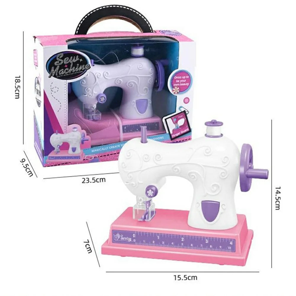 7810 Sewing Machine Toy DIY Craft Girls Children Pretend Play Interesting Toy - 2
