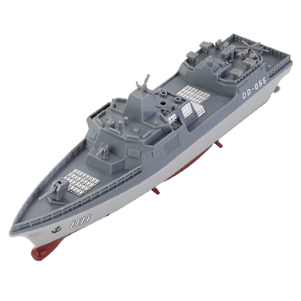 777-583 Mini 2.4G RC Boat Electric Military Aviation Model High-Speed Remote Ccontrol Destroyer Toy Boat - 1