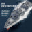 777-583 Mini 2.4G RC Boat Electric Military Aviation Model High-Speed Remote Ccontrol Destroyer Toy Boat - 2