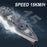777-583 Mini 2.4G RC Boat Electric Military Aviation Model High-Speed Remote Ccontrol Destroyer Toy Boat - 3