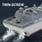 777-583 Mini 2.4G RC Boat Electric Military Aviation Model High-Speed Remote Ccontrol Destroyer Toy Boat - 4