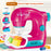 JJT7801 Kids DIY Electric Sewing Machine Toy Set for Girls, Non-Woven Fabric Craft Kit Pretend Play Tailor Toy - 2