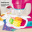 JJT7801 Kids DIY Electric Sewing Machine Toy Set for Girls, Non-Woven Fabric Craft Kit Pretend Play Tailor Toy - 5