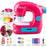 JJT7801 Kids DIY Electric Sewing Machine Toy Set for Girls, Non-Woven Fabric Craft Kit Pretend Play Tailor Toy - 6