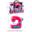 JJT7801 Kids DIY Electric Sewing Machine Toy Set for Girls, Non-Woven Fabric Craft Kit Pretend Play Tailor Toy - 7