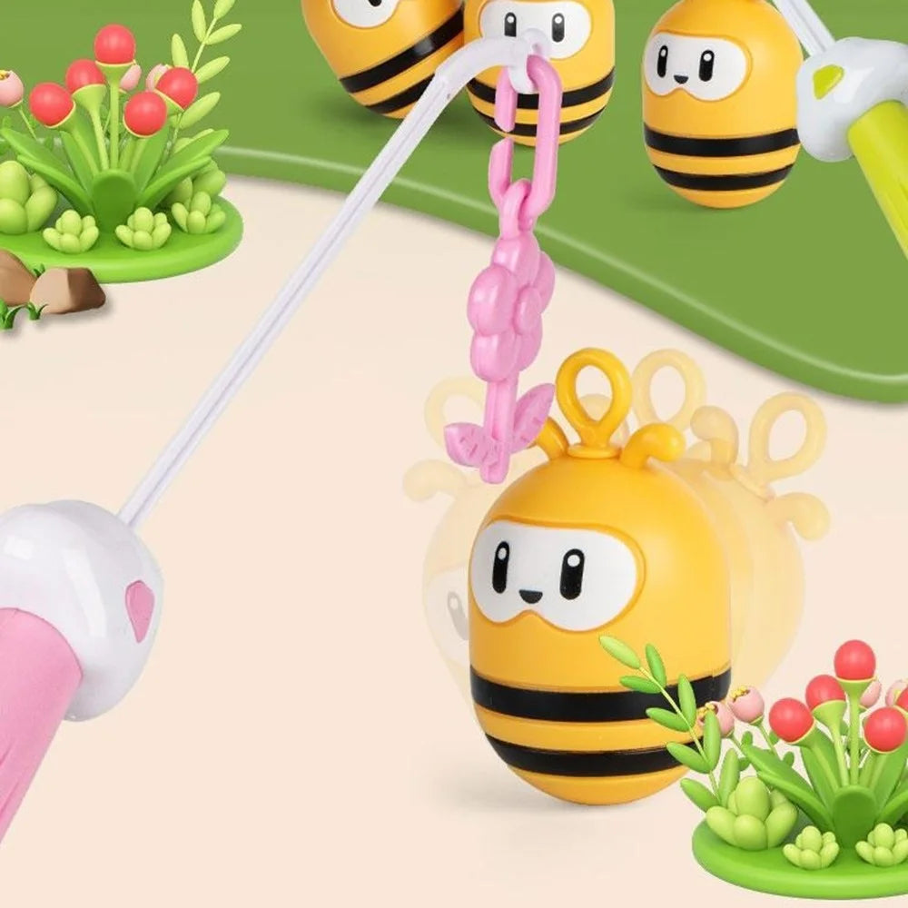 JX9801A Children's Bee Tumbler Fishing Set Parent Child Interactive Game, Puzzle and Early Education - 6
