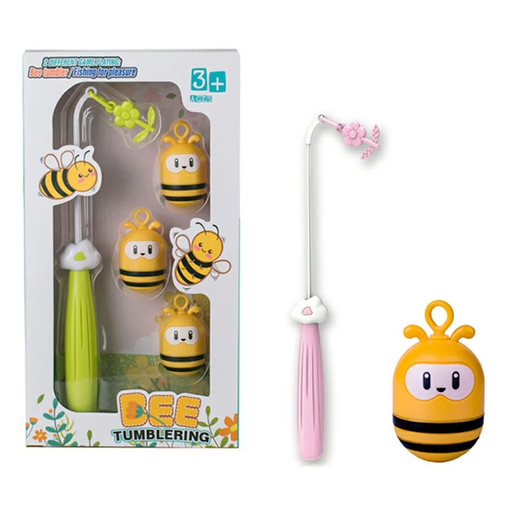 JX9801B Bee Tumbler Fishing Toys Children's Bee Fishing Fun Set Interactive Game Puzzle Toy - 1