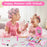 ZR-45C Children's Makeup Toy Kit Gift Pretend Play Cosmetics Set with Storage Carrying Case - 3