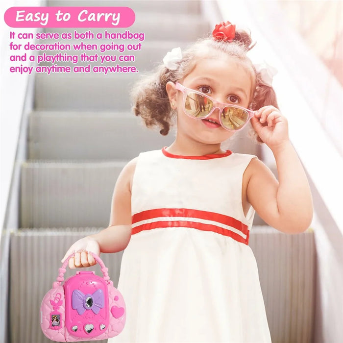 ZR-45C Children's Makeup Toy Kit Gift Pretend Play Cosmetics Set with Storage Carrying Case - 6