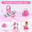 ZR-45C Children's Makeup Toy Kit Gift Pretend Play Cosmetics Set with Storage Carrying Case - 7