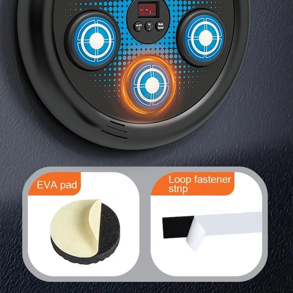 SJL3610 Music Boxing Target for Kids Bluetooth-Compatible Rhythm Punching Smart Scoring Reaction Trainer - Blue - 4
