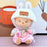 17cm Doll Clothes Set with Overalls / Hat / Camera Pendant Figures Outfit Replacement Clothes (No Doll) - Pink / White / Pink - 2