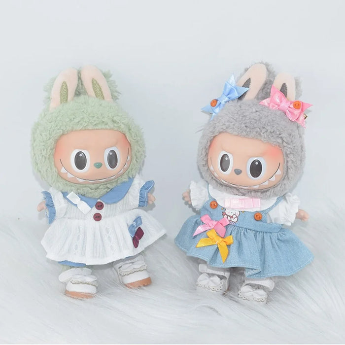 Plush Doll Clothes Outfit Dress Set for 17cm Figures (No Doll) - 4