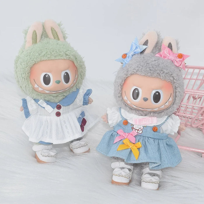 Plush Doll Clothes Outfit Dress Set for 17cm Figures (No Doll) - 5