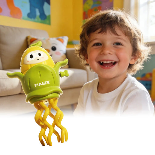 DOWMOO Dancing Corn Octopus Toy Relieve Stress Wind Up Toy for Children No Battery Required - 2