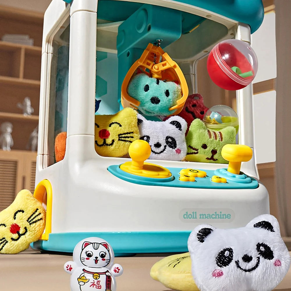 SJL6739 Claw Machine for Kids Spaceman Capsule Claw Game Prizes Toy 2 Power Supply Modes - Green - 2