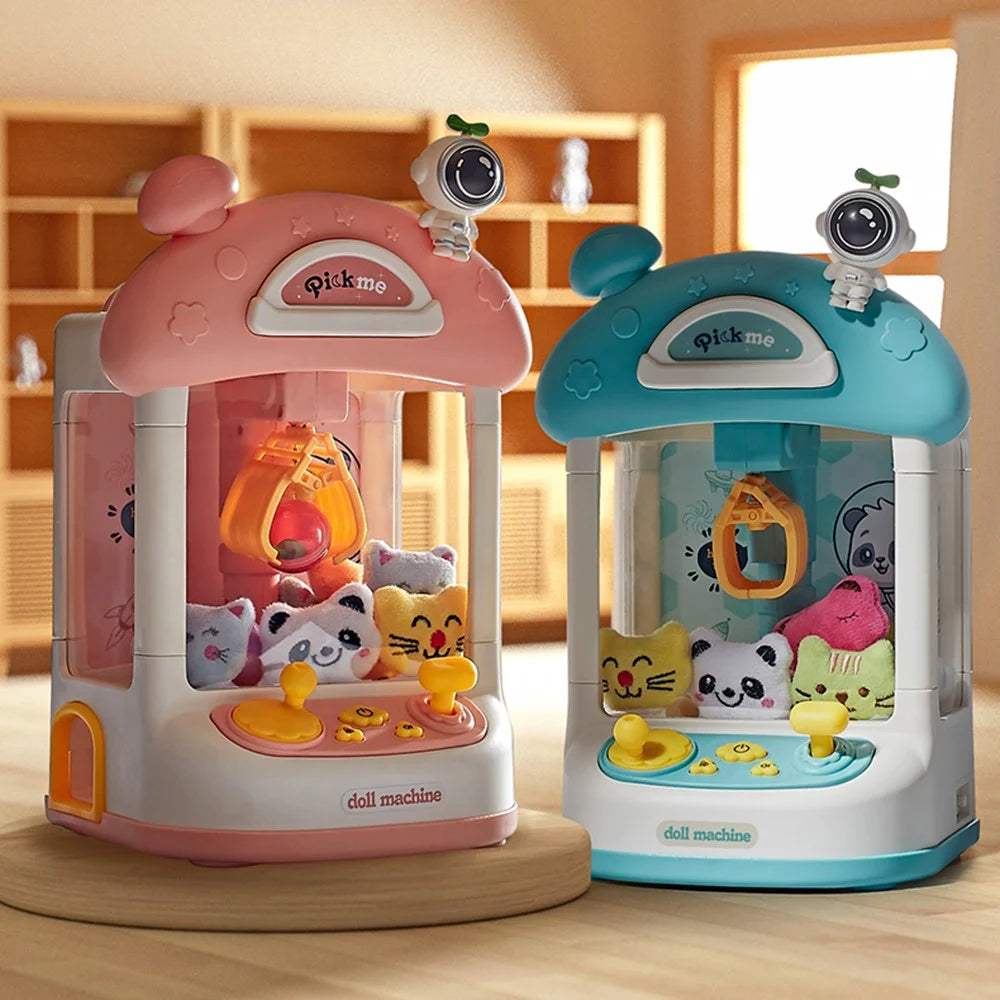 SJL6739 Claw Machine for Kids Spaceman Capsule Claw Game Prizes Toy 2 Power Supply Modes - Green - 4