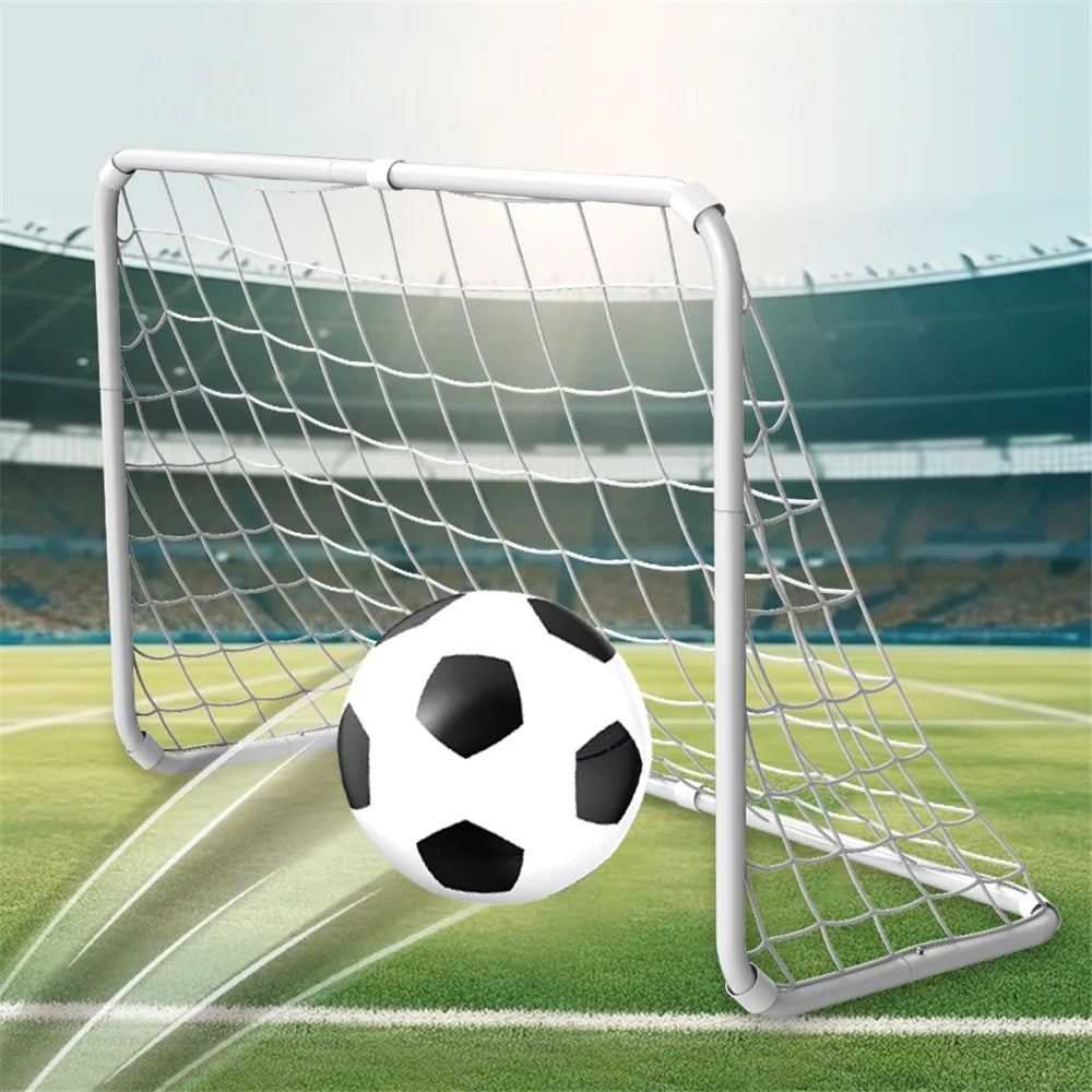 2388-50 Outdoor Sports Football Playing Soccer Training Net Kids Football Goal Set - 3