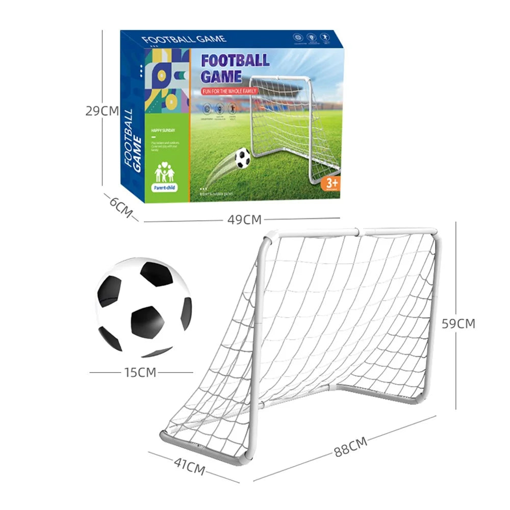 2388-50 Outdoor Sports Football Playing Soccer Training Net Kids Football Goal Set - 5