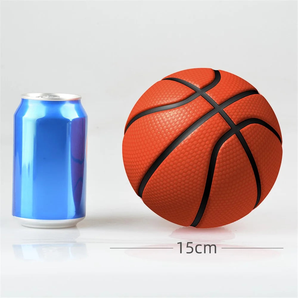 2388-80 1 Set Outdoor Indoor Wall Mounted Basketball Backboard Metal Rim Ball Stand with Pump - 3