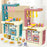 18046 Kids Play House Mini Kitchen Toy Simulation Plastic Cooking Kitchenware Toy Kit - Pink - 4