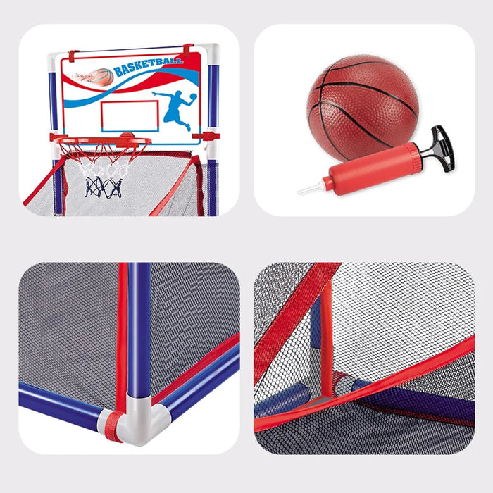 Indoor Basketball Shooting Machine with 4 Balls Parent-child Interaction Game - 4